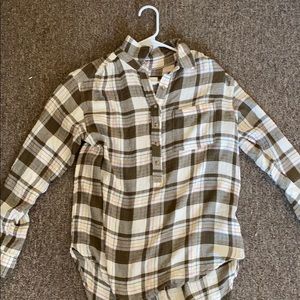 Anthropologie plaid shirt